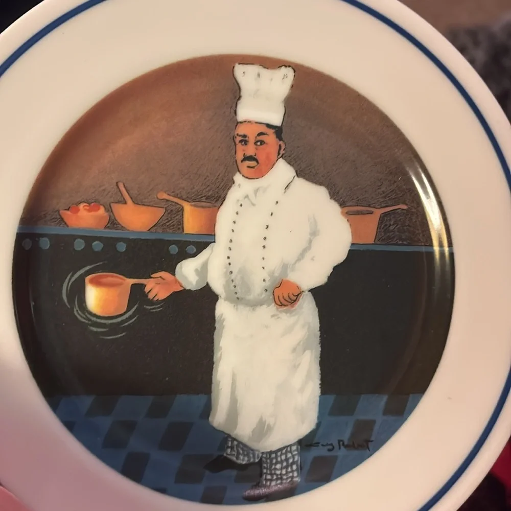 Williams Sonoma Chef Series 7 7/8 salad/dessert Plate. Set of 6.